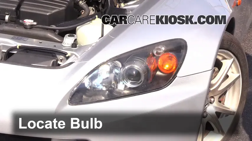 2005 Honda S2000 2.2L 4 Cyl. Lights Parking Light (replace bulb)